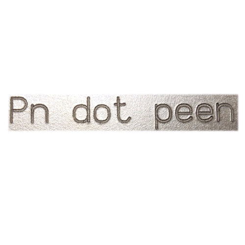 Impact benchtop dot peen marking station font examples of m and eZm models